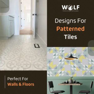 Designs for patterned tiles