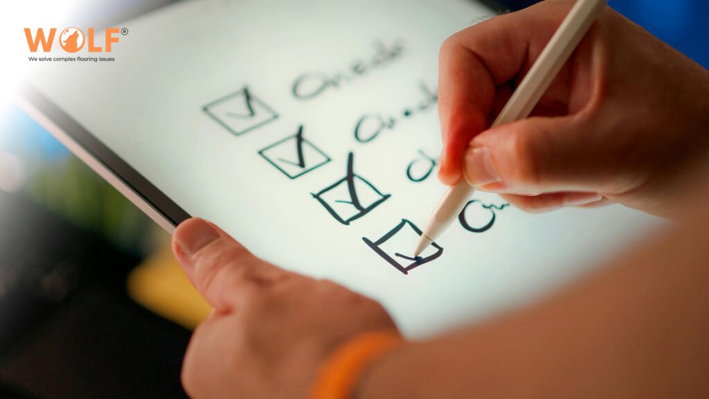 tile standards verification in accordance with Belgium import checklist