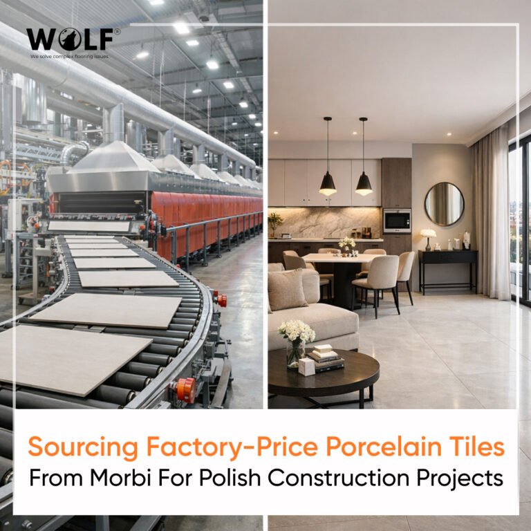 Factory price porcelain tiles from Morbi manufacturers used in Polish residential projects